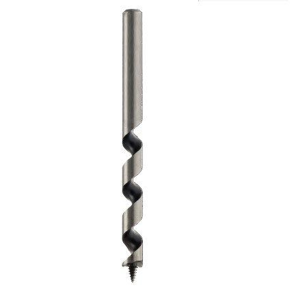 Mèche à percer HSS Hélice unique pointe filetée Ø4 LU.59 LT.90 Q4 Cylindrique Z1 Rot.Droite 