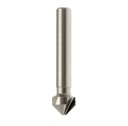 Fraise conique "Trident" DIN335-C HSS Co 90° Ø2.5 Ø2=10.4 LT.50 Q6.3 Cylindrique Z3 Rot.Droite 