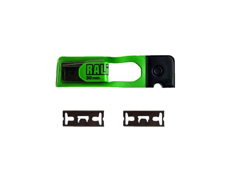 Set de 5 lames Acier CV 30 mm pour rabots RALI