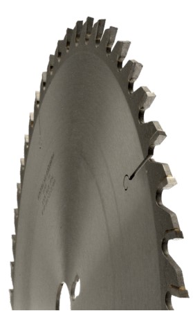 Lame circulaire HW Ø350 Ep.3.2 x 2.2 Z54 Dent.B.Alternée (WZ) Positif d30 TE02 (trio)