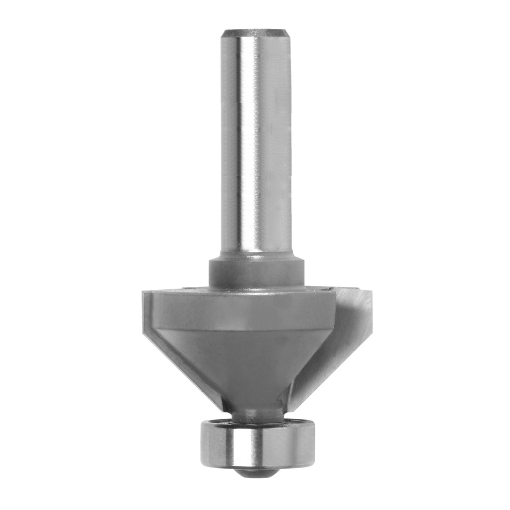 Mèche à affleurer HW Brasé Chanfrein 45° Ø28 LC.12 LU.12 LT.42 Q6 Z2 Rlmt.à l'extrémité Rot.Droite 