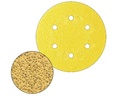 Disque Corindon Papier latex dos feutrine Ø150 GR.60 Trous 8xØ10 sur Ø120 + Ø17 central