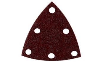 Feuille triangulaire Corindon Papier dos feutrine 83x83x83 GR.40 Sans trous FEIN