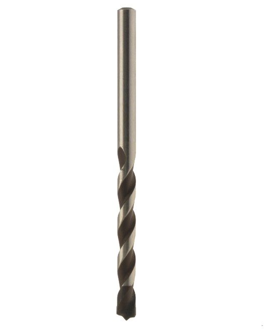 Foret béton céramique   HW brasé   Pointe centreuse  Ø 6  LU. 54  LT. 100  Q 5   Cylindrique  Z 2  Rot. Droite 