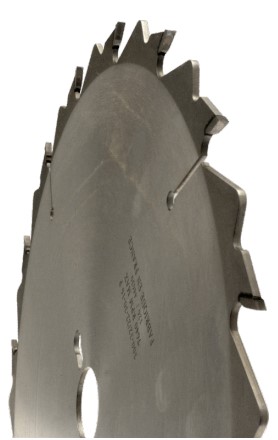 Lame circulaire HW Ø250 Ep.3.2 x 2.2 Z12 Dent.Plate (FZ) + limiteurs Positif d30 TE02 (trio)