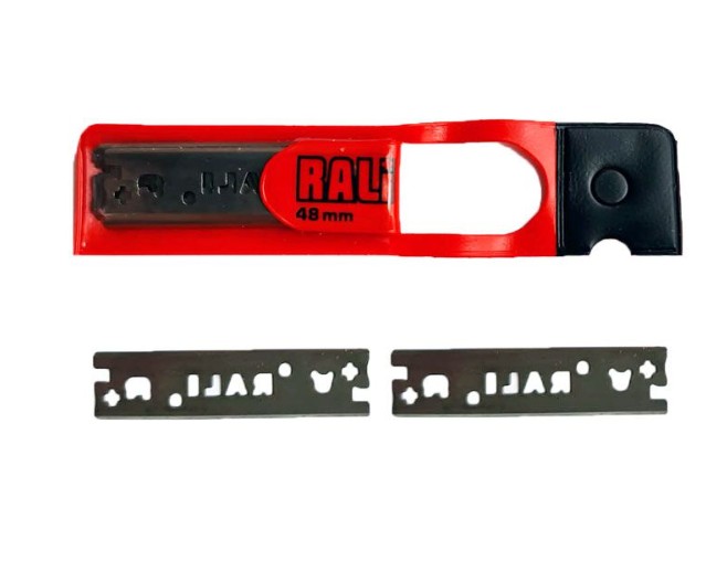 Set de 2x5 lames Acier CV 48mm pour rabot RALI