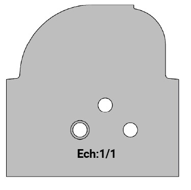 Jeu de 2 plaquettes de rechange Rotoprofil   HW   ISOL RENOV - Gueule de loup - Bois 40 à 56   pour P.O. O40.01 