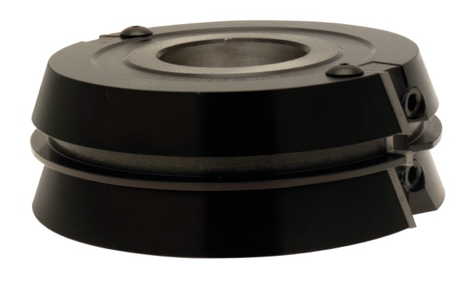 P.O. à profiler   à plaquettes HW   Bouvetage   Auto-serrant  Ø 145  LU. 50  d 50  Z 2 Rot. Gauche / Droite