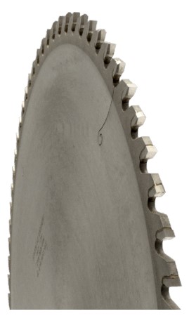 Lame circulaire HW Ø450 Ep.4.4 x 3.8 Z72 Dent.Trap.Plate (FZ/TR) Positif d30 