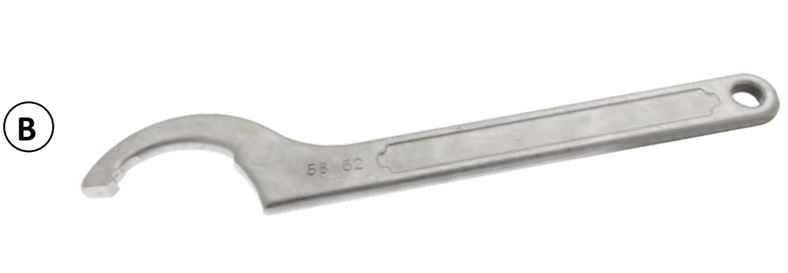 Clé de serrage Ecrou EOC25 (GRS25) (Standard ou à roulement) Long.242 