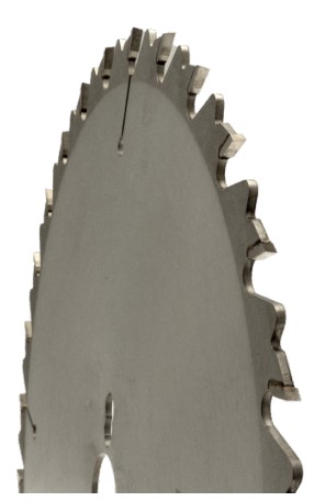 Lame circulaire HW Ø335 Ep.3.6 x 2.5 Z32 Dent.B.Alternée (WZ) + limiteurs Positif d30 