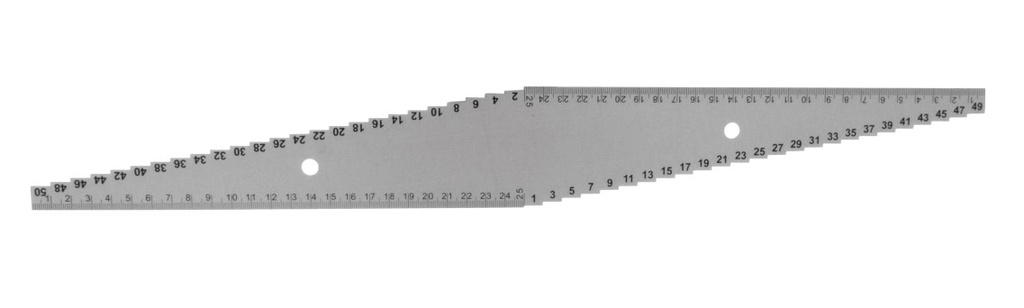 Règle du toupilleur  Long. 500 