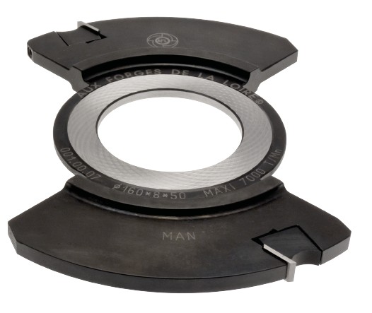 P.O. à rainer   complémentaire   à plaquettes HW  Ø 160  Ep. 7.6  d 50  Z 2 