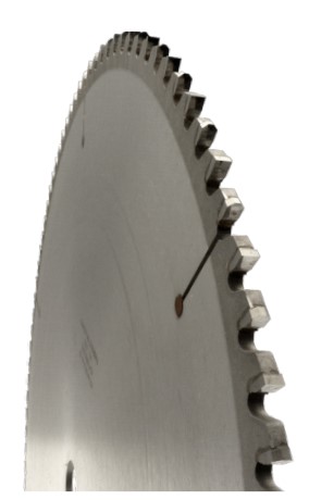 Lame circulaire HW Ø550 Ep.4.6 x 3.6 Z140 Dent.Trap.Plate (FZ/TR) Négatif d30 TE06 (2/11/63)