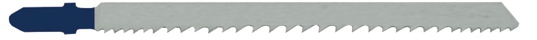 Carte de 5 lames de scie sauteuse   HSS Co (Bimétal)  Dent. Fraisée ondulée  LU 110  Pas  1.8 - 2.5   Universelle (en T) 