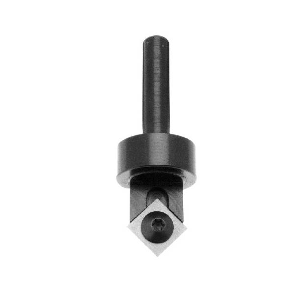 Mèche à graver à plaquettes HW Pointe 90° Ø19 LC.8 LU.8 LT.67 Q8 Z1 Rot.Droite 