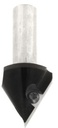 Mèche à graver à plaquettes HW Pointe 60° Ø26 LC.23 LU.23 LT.61 Q12 Z1 Neutre Rot.Droite 