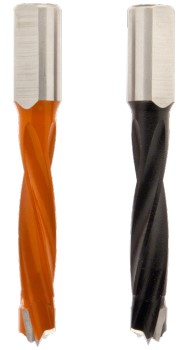 Mèche à percer HW brasé Borgne Ø8 LU.50 LT.85 Q10 Méplat Z2 Rot.Gauche 