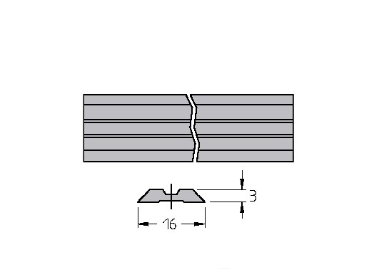 Fer CENTROLOCK HSS 18%W Long.220 
