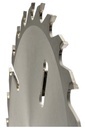 Lame circulaire HW Ø450 Ep.4.6 x 3.2 Z24 +2+4 racleurs Dent.B.Alternée (WZ) Positif d30 