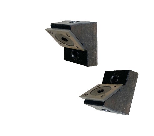 Secteur amovible Carbure Rayon R4 Tr.Dessus Rot.Arbre de gauche Type D Queue d'Aronde 