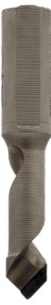 Mèche à percer Diamant Débouchant Ø10 LU.28 LT.57.5 Q10 Méplat Z1 Rot.Gauche 