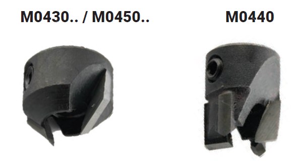 Fraisoir amovible HW Brasé Fond plat d8 Ø16 LT.20 Z2+2 Rot.Droite 