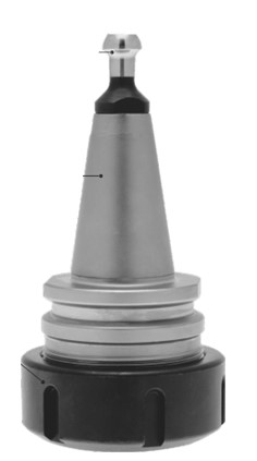 Mandrin ISO30 Tirette HSD A=68 ER40 Ecrou à roulement Rot.Gauche / Droite 