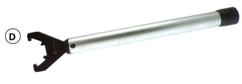 Clé de serrage dynamométrique Ecrou ER32 (Standard ou à roulement) Long.400 