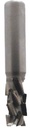 Mèche à défoncer Diamant ( H=3.0) Finition Ø12 LC.24 LU.24 LT.70 Q12 Z3+6 Hél. Positive/Négative (LP=7) Rot.Droite - Corps Alliage lourd