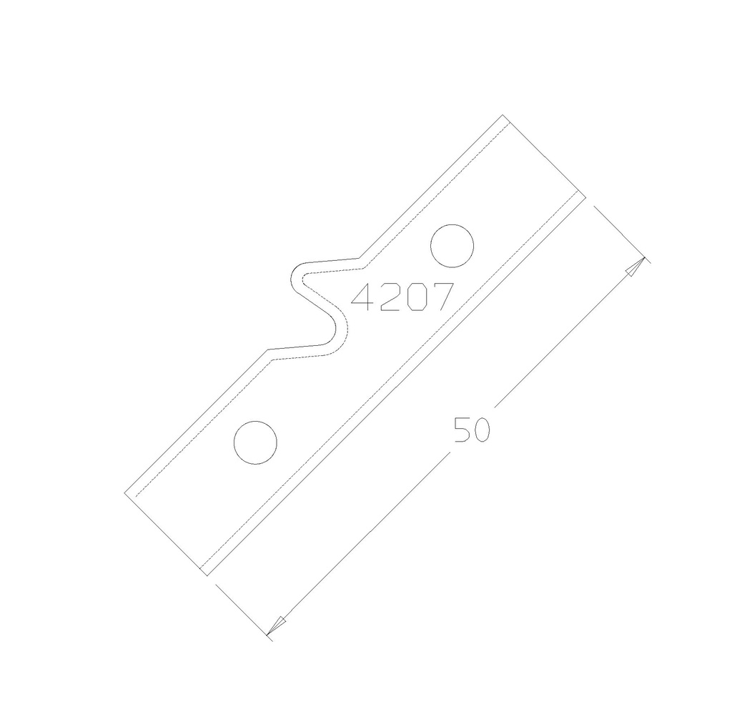 PLAQ BOUV.D'ANGLE RAIN.LANG.50x16x1.5 