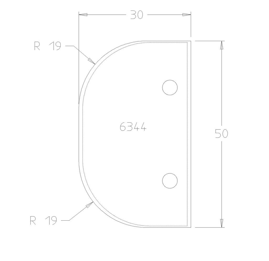 PLAQ.DOUBLE CONGE R19 