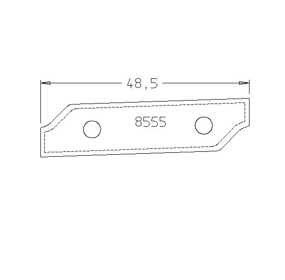 PLAQ BARDAGE PLATE BANDE 