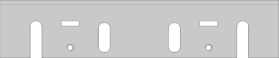 Fer rabot portatif   HSS 18%W  Long. 155  Larg. 32  Ep. 3 