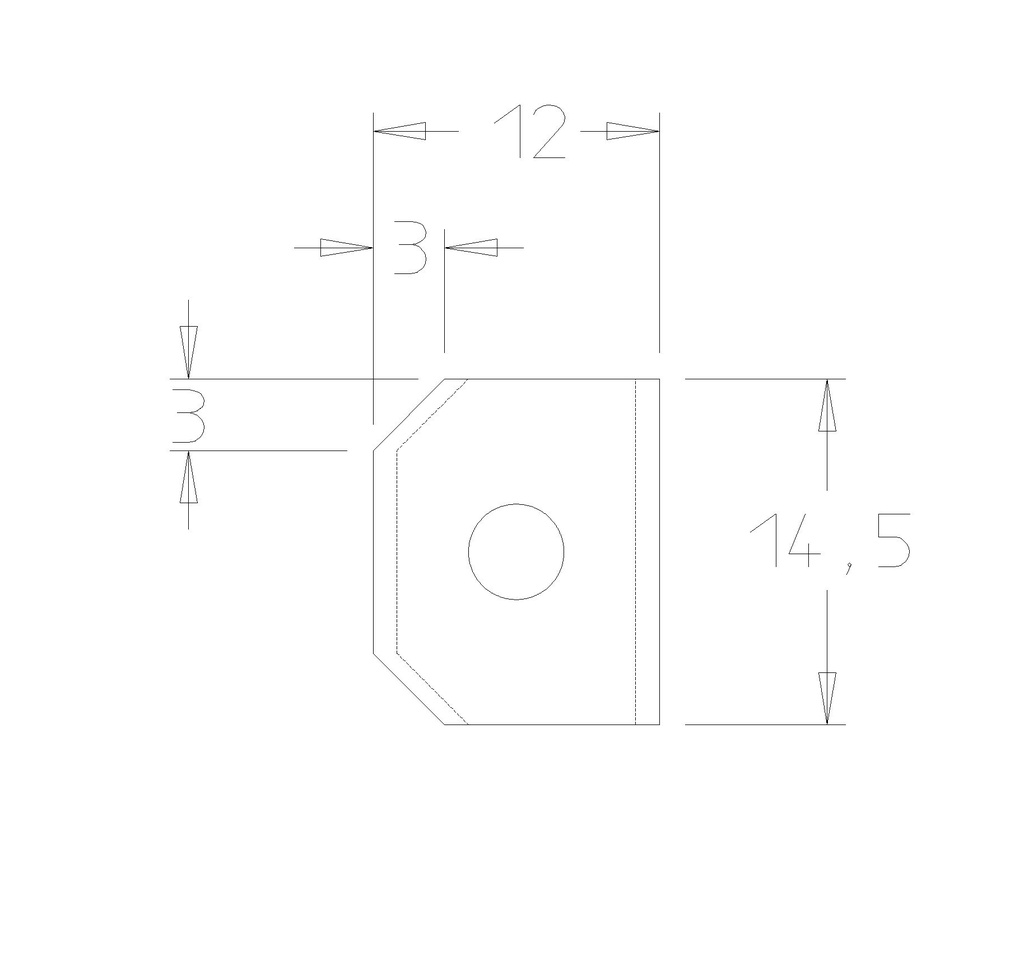 PLAQ CARB. ELEGIE DE 8mm 