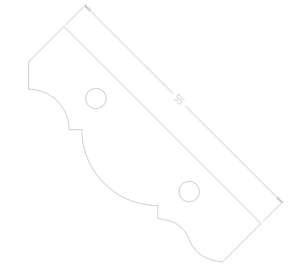 PLAQ. CARB. A PROF. 1/4R DOUC.5.5X12DSUS 