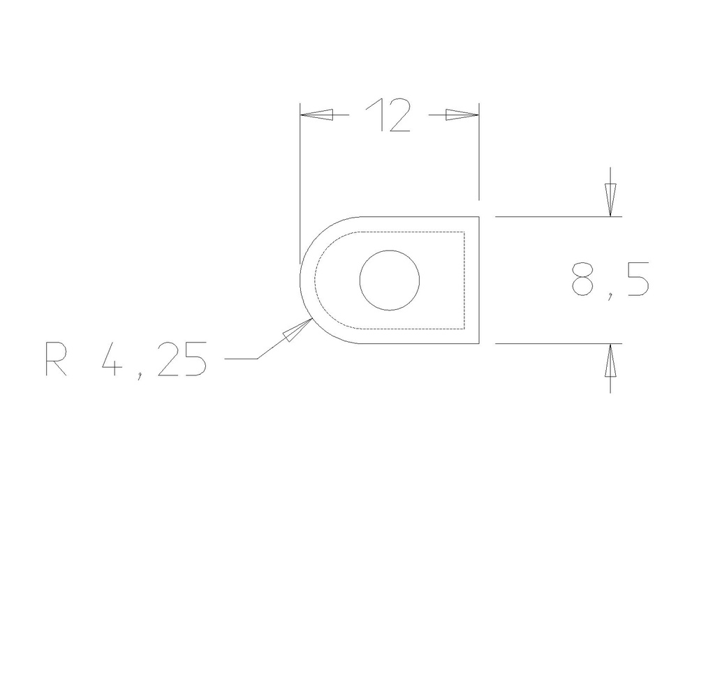 PLAQ. CARB. GORGE DE 8.5 