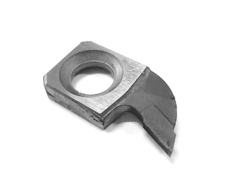 Secteur à rainer MEC   Carbure  Tr. Déport haut   Ep. 3.5  Z 1   1 trou fraisé 