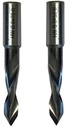 Mèche à percer HWM Débouchant Ø8 LU.35 LT.70 Q10 Méplat Z2 Rot.Droite Pointe 60°