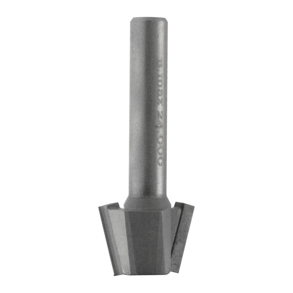 Mèche à affleurer Diamant Chanfrein 15° Ø18 LC.10 LU.10 LT.45 Q8 Z2 Rot.Droite 