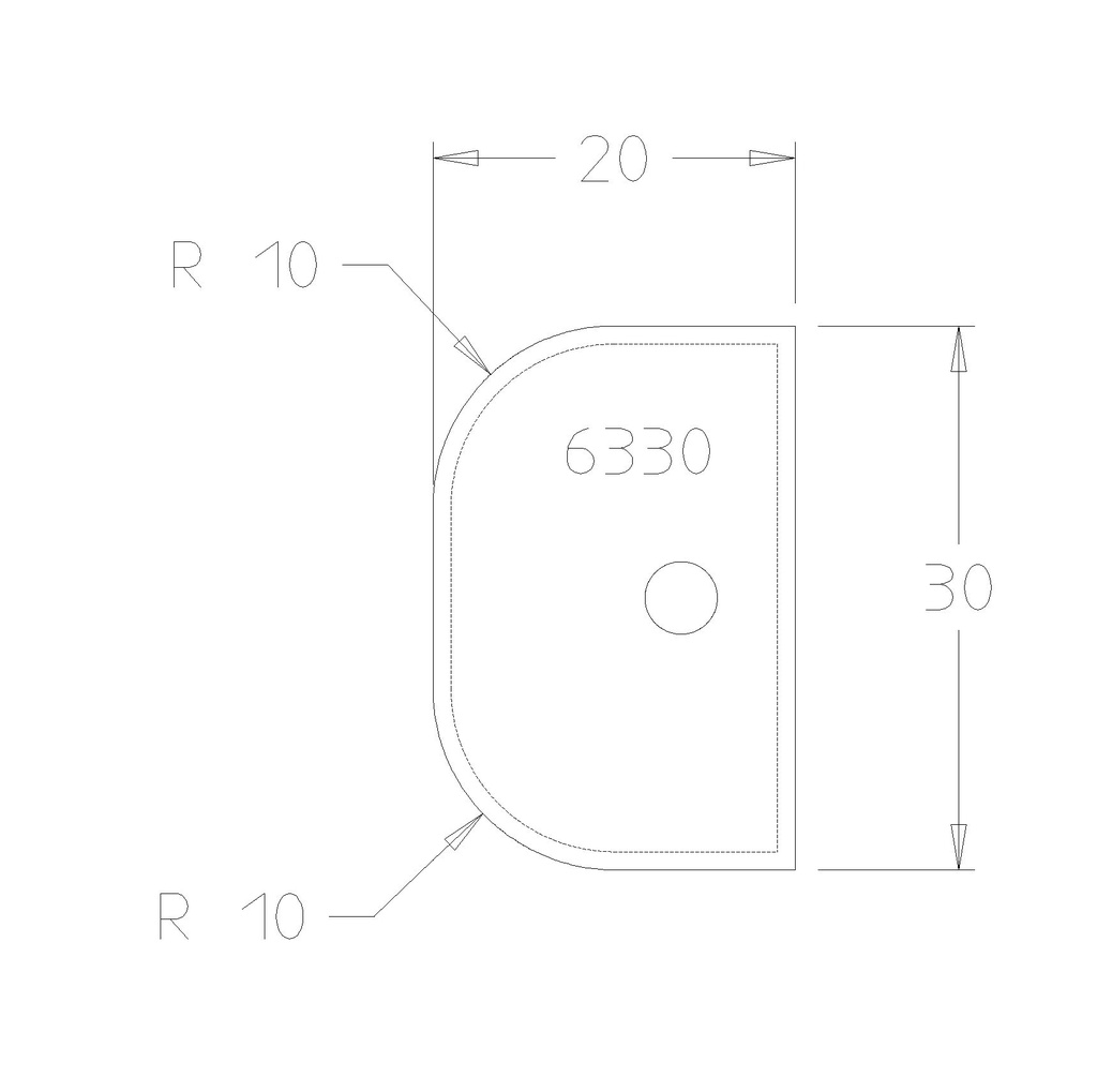 PLAQ.DOUBLE CONGE R10 