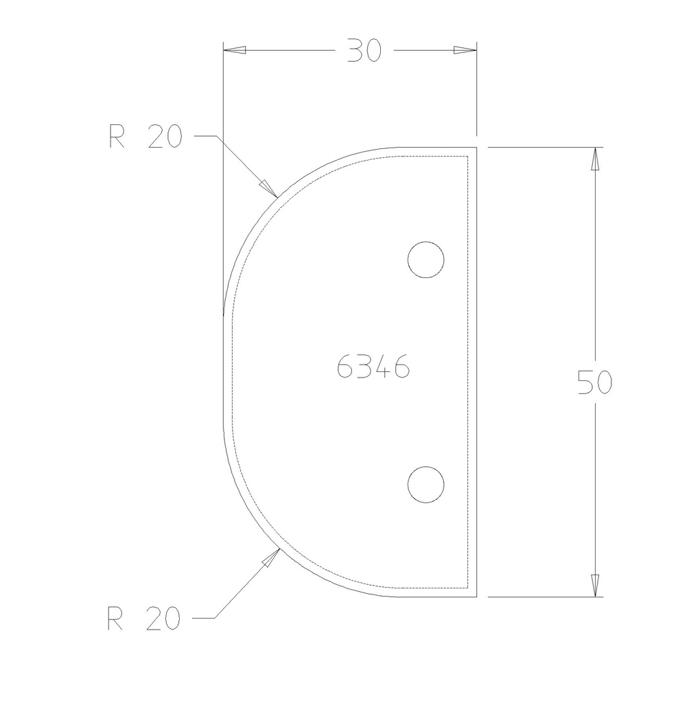 PLAQ.DOUBLE CONGE R20 