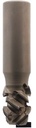 Mèche à défoncer Diamant ( H=4.5) Finition Ø25 LC.25 LU.25 LT.95 Q25 Z2+2 Hél. Positive/Négative (LP=8) Rot.Droite - Corps Acier ULTRA-BIAISE 54°