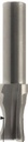 Mèche à profiler HWM Bord de table Rayon R16 Ø16-12 LC.16 LU.16 LT.70 Q16 Z3 Neutre Rot.Droite 