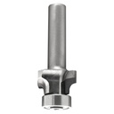 Mèche à affleurer Diamant 1/4 de rond R2 Ø19.8 LC.3 LU.3 LT.45 Q6 Z2 Rot.Droite 