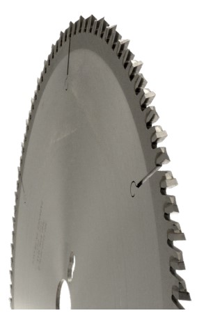 Lame circulaire HW Ø350 Ep.3.5 x 2.5 Z108 Dent.Extra B.Alternée (WZ) Positif d30 TE02 (trio)