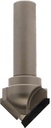 Mèche à graver Diamant Pointe 90° Ø25 LC.12.5 LU.12.5 LT.65 Q12 Z2 Neutre Rot.Droite 