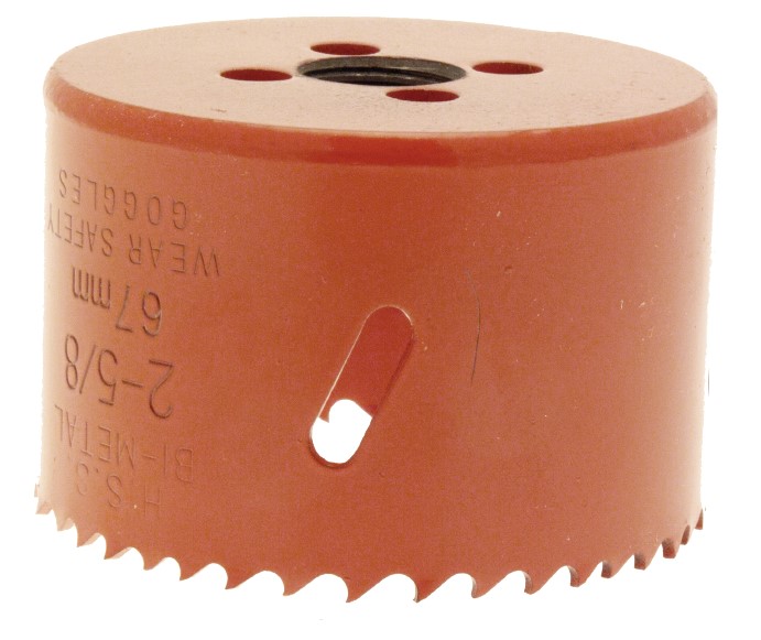 Scie-Cloche HSS Co (Bimétal) Ø68 LC.38 Pas Variable pour boitier électrique