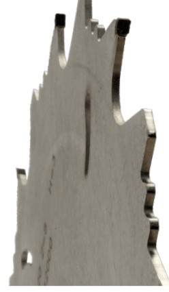 Lame circulaire Diamant Ø300 Ep.2.4 x 1.6 Z12 Dent.Trap. (TR) Négatif d30 TE02 (trio) ( H3.0)