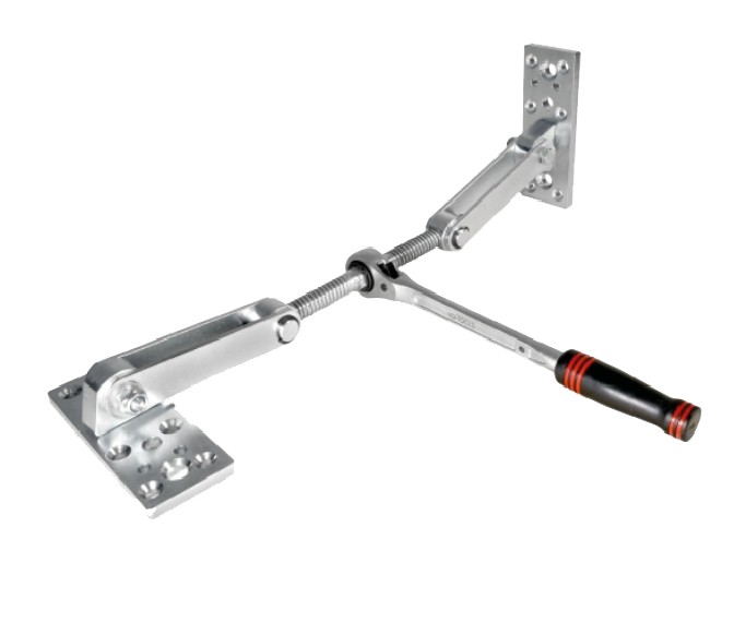 Clamot de charpente à cliquet à platines à visser LG.600 